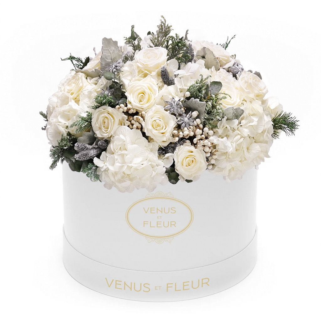 Large Round Roses & Hydrangeas, , Seasonal Mixed Floral, Venus et Fleur