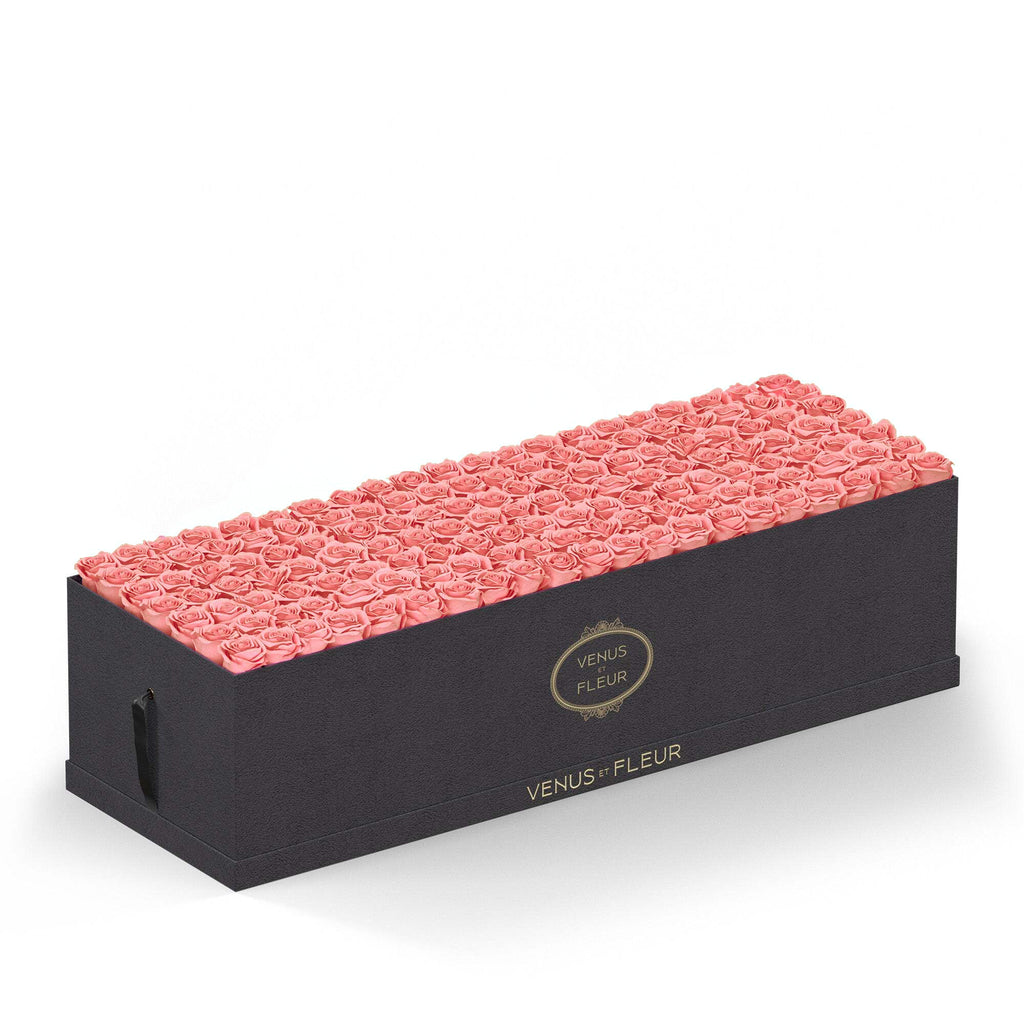 Grandiose, Grey Suede, Conch Pink, Over 145 Eternity Roses, Venus et Fleur