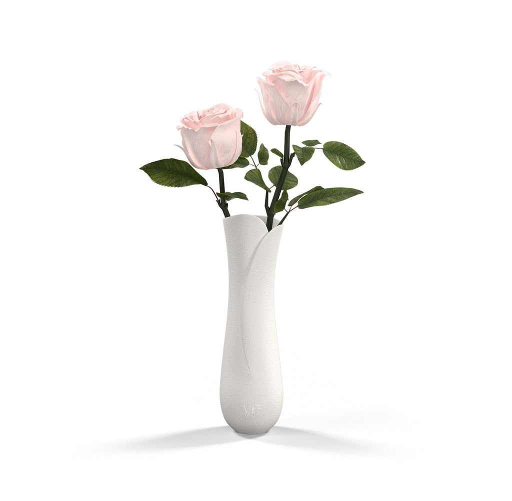 Mojave Narrow Bud Vase, Porcelain, Blush, Handcrafted Porcelain, Venus et Fleur